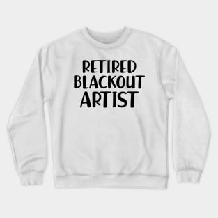 Retired blackout Artist Crewneck Sweatshirt